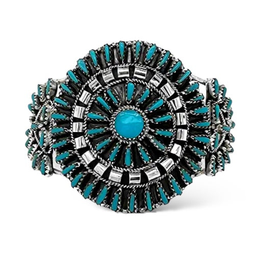 Turquoise Needlepoint Bracelet