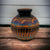 Authentic Native American Pottery, Miniature Traditional Vase Style Pot, Genuine Navajo Tribe USA Hand Painted, Artist Signed, Small Southwestern Home Decor Collectible, Rustic Handmade Decoration