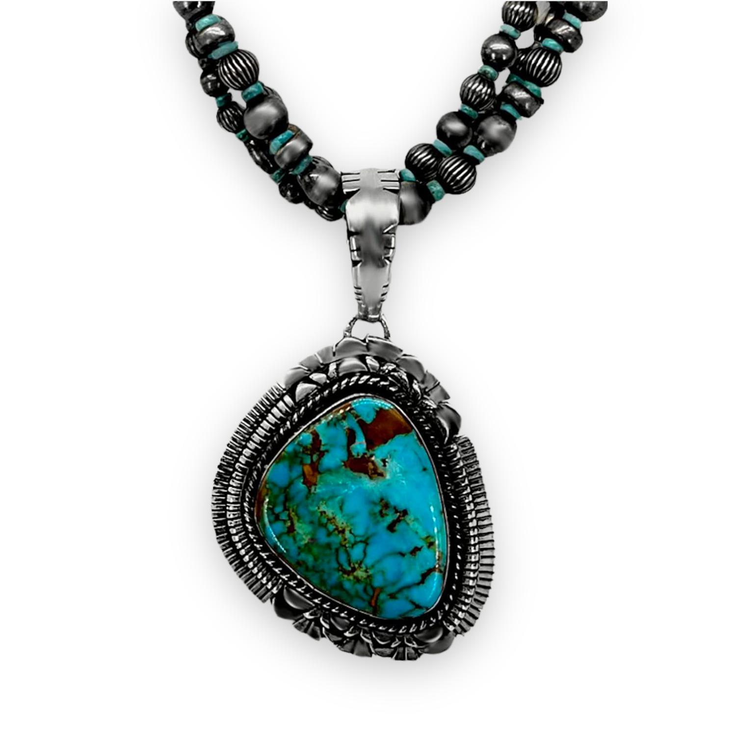 Native American Tiger's Eye, Jasper and Turquoise Pendant | Native American  Jewelry – BEACH TREASURES