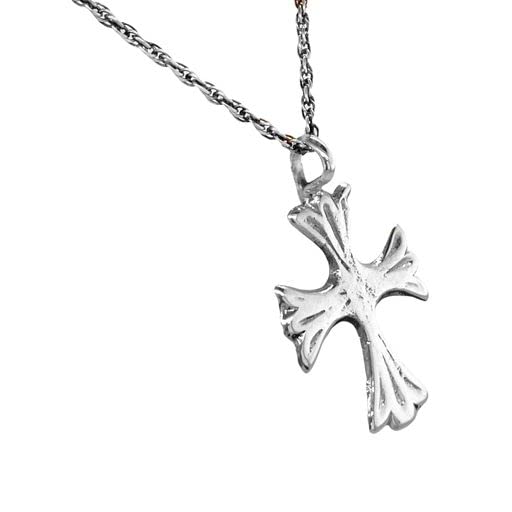 Genuine Sterling Silver Cross Pendant, Sterling Silver, Authentic Navajo Native American USA Handmade, Artist Signed, Nickel Free, Unisex Southwest Jewelry