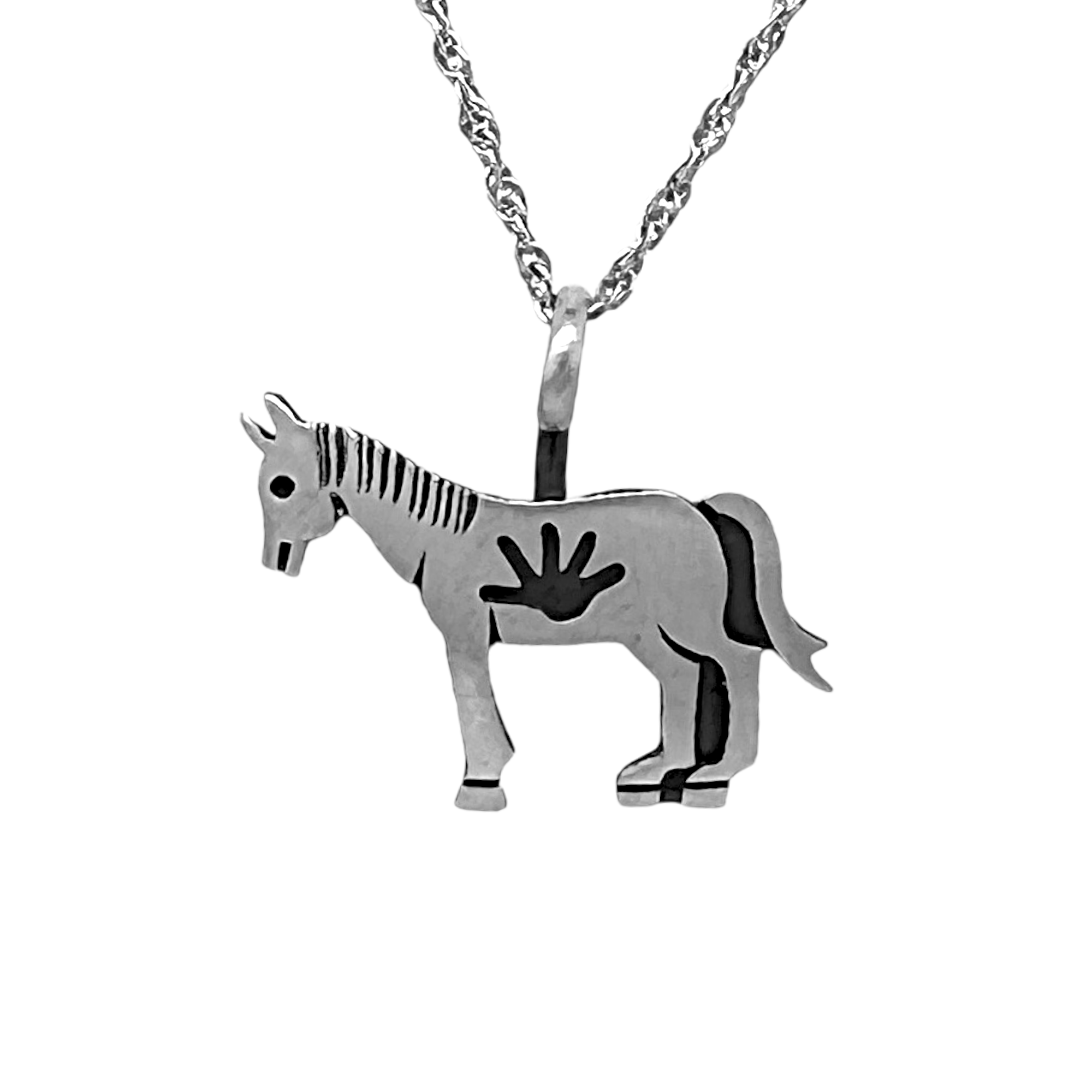 YFN Girl and Horse Necklace for Girls Sterling Silver Horse Jewellery Horse  Gifts for Women (Black Horse with Girl Necklace) : Amazon.co.uk: Fashion