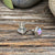 8mm Pink Desert Opal Square Stud Earrings, 925 Sterling Silver, Native American Handmade in the USA, Nickel Free, Pink