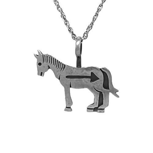 Equestrian Jewelry Sterling Silver Horse Pendant PETWH12 - Churchwell's  Jewelers