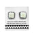 Desert Opal Square Stud Earrings in 925 Sterling Silver, Native American Handmade in the USA, Nickel Free, Gift Boxed