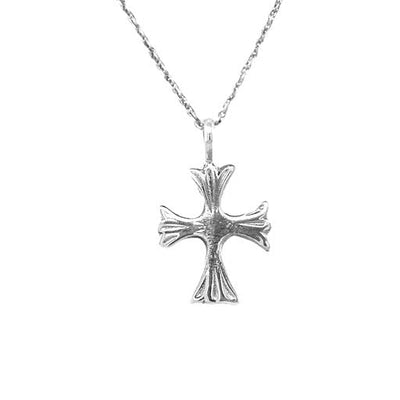 Genuine Sterling Silver Cross Pendant, Sterling Silver, Authentic Navajo Native American USA Handmade, Artist Signed, Nickel Free, Unisex Southwest Jewelry