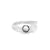 Genuine Howlite Wave Ring, Sterling Silver, Size 6, Authentic Navajo Native American USA Handmade, Nickel Free, Southwest Jewelry for Women