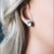 Desert Opal Square Stud Earrings in 925 Sterling Silver, Native American Handmade in the USA, Nickel Free, Gift Boxed