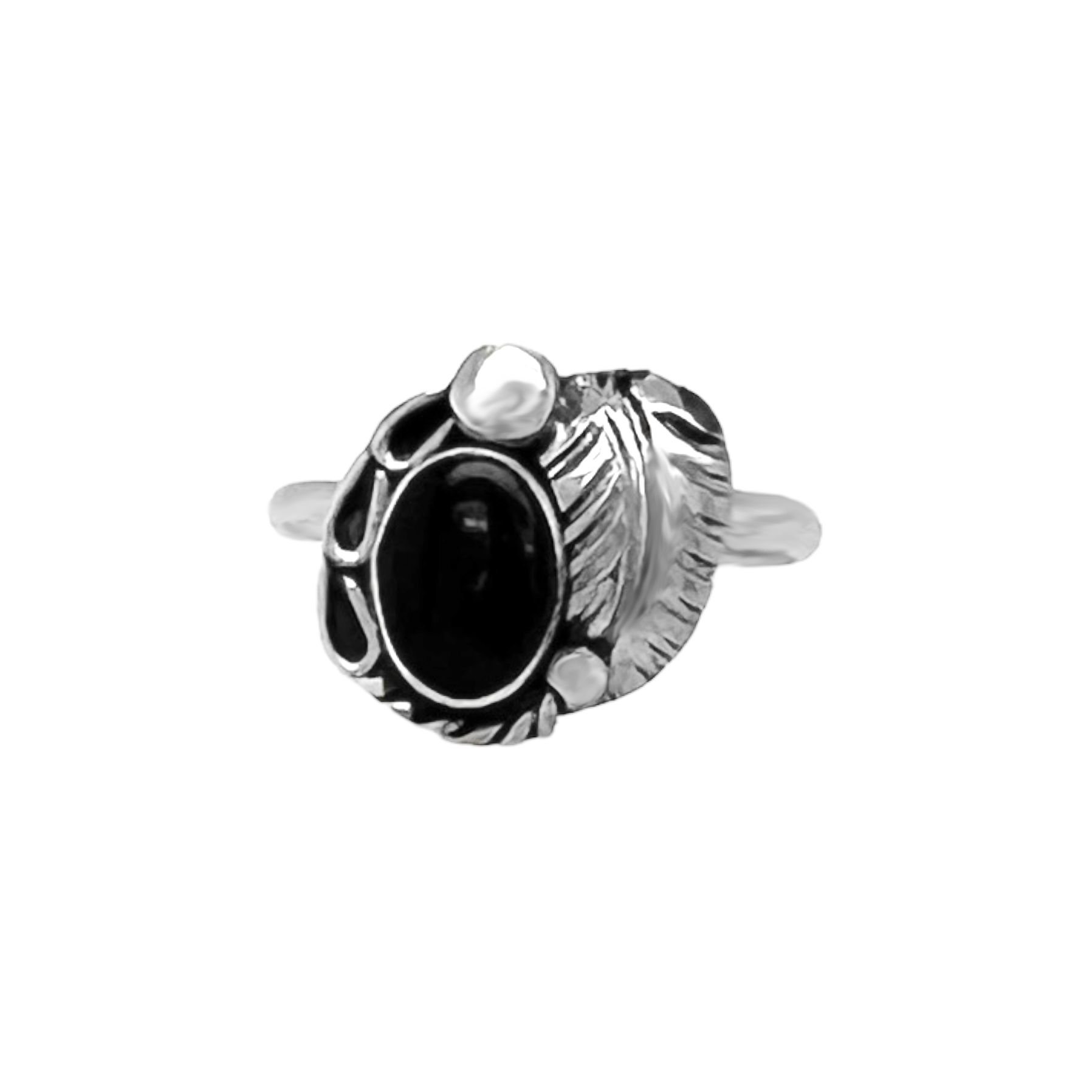 Black Onyx Ring Sterling Silver 18k Gold - Kappy's Fine Jewelry | West Palm  Beach Jewelry | Wellington Jewelry